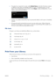 Page 29●The system has a recycle bin for events, called Deleted Items (on the left of the Library window),
so deleting an event does not immediately release any space. To release the space, you must
delete it from the Deleted Items (permanently) or select Empty to delete all Deleted Items. You are
asked to confirm permanent deletions.
●However, if you delete individual files, they are permanently deleted, so their space is immediately
released.
●HP reserves the right to terminate free accounts at any time...