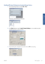 Page 125Enabling HP Instant Printing from Autodesk Design Review
1.Start Autodesk Design Review and select  File > Print.
Alternatively, click the Pr int icon on the toolbar.
2.In the Print  dialog box, check the  Use HP Instant Printing  box. You can select your printer
and paper size here, or in the next window.
3. Ensure that the printer and pape r size are correct, then click OK to start printing.
ENWW Print a project
117
Printing examples
 