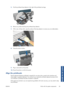 Page 675.Find the printhead drop detector to 
the right of the printhead carriage.
6.Remove any debris blocking 
the printhead drop detector.
7. With a dry, lint-free cloth, wipe the surface of th
e drop detector to remove any non-visible debris.
8.Close the printer window.
9.Plug in and switch on the printer.
10. Power the printer on at the front panel.
Align the printheads
Precise alignment between printheads is essential 
for accurate colors, smooth color transitions and
sharp edges in graphical elements....