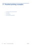 Page 10611 Practical printing examples
●Print a draft for revision with the correct scale
●
Print a project
●
Print a presentation
●
Print and scale from Microsoft Office
98 Chapter 11   Practical printing examples ENWW
 