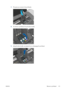 Page 1397.This gives you access to the printheads.
8.To remove a printhead, lift up the blue handle.
9.Using the blue handle, use steady force to disengage the printhead.
ENWWRemove a printhead
131
 