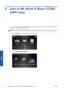 Page 134 Scan to HP ePrint & Share (T2300
eMFP only)
If you have an HP Designjet T2300 eMFP, HP ePrint & Share allows you to scan documents directly into
your Library from the eMFPs front panel.
NOTE:To obtain a free HP ePrint & Share account and Library, see HP ePrint & Share on page 1.
1.Press the Scan icon on the front panels home screen.
2.Press the HP ePrint & Share icon.
8 Chapter 4   Scan to HP ePrint & Share (T2300 eMFP only) ENWW
Scan
 