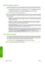 Page 54Select margins options
By default, the printer leaves a 5 mm margin between the edges of your image and the edges of the
paper (17 mm at the foot of a sheet of paper). However, you can change this behavior in several ways.
●In the Windows driver dialog: select the Paper/Quality tab and then the Margins/Layout button.
●In the Mac OS Print dialog: select the Paper Type/Quality panel and then Layout.
You will then see at least some of the following options.
NOTE:Under Mac OS, the available margins options...