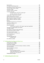 Page 8General advice .................................................................................................................................  151
Print quality troubleshooting wizard .................................................................................................. 151
Horizontal lines across the image (banding) .................................................................................... 152
The whole image is blurry or grainy...