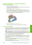 Page 179The front-panel display recommends reseating or
replacing a printhead
1.From the front panel, turn the power off then on.
2.Check the front-panel display message, if it shows the ready message, the printer is ready to print.
If the problem remains continue with the next step.
3.Remove the printhead, see 
Remove a printhead on page 117.
4.Clean the electrical connections on the backside of the printhead with a lint-free cloth. You can
carefully use de-ionized or distilled water if moisture is needed to...