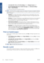 Page 94●In the Mac OS X 10.5 or 10.6 Print dialog:  select the Margins/Layout  panel.
● On the Embedded Web Servers Submit Job page:  select Advanced settings >
Paper  > Layout/Margins .
You will then see at least some of the following options.
NOTE: Under Mac OS, the available margins options depe nd on the paper size selected in the Page
Setup dialog. For instance, for borde rless printing you must select a paper size name that includes the
words “no margins”.
● Standard . Your image will be printed on a page...