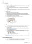 Page 27Print labels
Guidelines
• Use only paper, plastic, or clear labels that are designed specifically for inkjet printers.
• Use only full sheets of labels.
• Avoid using labels that are sticky, wrinkled, or pulling away from the protective
backing.
• Do not exceed the paper tray capacity: 15 sheets of labels (use only Letter or A4-size
sheets).
Prepare to print
1.Slide the paper guide all the way to the left.
2.Fan the edges of the label sheets to separate them, and then align the edges.
3.Place the label...