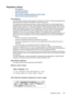 Page 111Regulatory notices
•FCC statement
•
LED indicator statement
•
Notice to users in Korea
•
VCCI (Class B) compliance statement for users in Japan
•
Notice to users in Japan about power cord
FCC statement
The United States Federal Communications Commission (in 47 CFR 15.105) has specified that the
following notice be brought to the attention of users of this product.
This equipment has been tested and found to comply with the limits for a Class B digital device,
pursuant to part 15 of the FCC Rules. These...