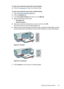 Page 61To print a two-sided document with a book binding
▲Follow the 
instructions for basic two-sided printing.
To print a two-sided document with a tablet binding
1.Open the 
Printer Properties dialog box.
2.Click the Features tab.
3.In the Two-sided printing drop-down list, click Manual.
4.Select the following check boxes:
•Flip Pages Up
•Preserve Layout
5.Select any other print settings that you want, and then click OK.
The printer prints the odd-numbered pages first.
6.After the odd-numbered pages have...