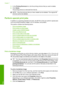 Page 385.In the Printing Shortcuts list, click the printing shortcut that you want to delete. 
6. Click Delete. 
The printing shortcut is removed from the list.
NOTE: Only the shortcuts that you have created can be deleted. The original HP 
shortcuts cannot be deleted.
Perform special print jobs
In addition to supporting standard print jobs, the HP All-in-One can perform special jobs 
such as printing borderless images, iron-on transfers, and posters. 
This section contains the following topics: 
•Print a...