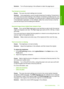 Page 115Solution:Turn off autocropping in the software to retain the page layout.
Text format is incorrect 
Cause: The scan document settings are incorrect. 
Solution: Some applications cannot handle framed text formatting. Framed text is 
one of the scan document settings in the  software. It maintains complex layouts, such 
as multiple columns from a newsletter, by pu tting the text in different frames (boxes) 
in the destination application.  In the software, select the correct format so that the 
scanned...