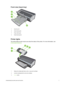 Page 17Front view (input tray)
1Input tray lock
2 Small media guide
3 Paper width guide
4 Small media ejector
Printer lights
The printer lights provide visual cues about the  status of the printer. For more information, see
Printer lights reference.
1
Right print cartridge light (black, photo, or gray print cartridge)
2 Left print cartridge light (tri-color print cartridge)
3 C
ANCEL button
Understanding the printer parts and functions  7
 