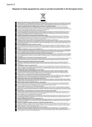 Page 107Disposal of waste equipment by users in private households in the European Union
Appendix B
104 Technical information
Technical information
 