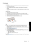 Page 30Print labels
Guidelines
• Use only paper, plastic, or clear labels that are designed specifically for inkjet printers.
• Use only full sheets of labels.
• Avoid using labels that are sticky, wrinkled, or pulling away from the protective
backing.
• Do not exceed the paper tray capacity: 15 sheets of labels (use only Letter or A4-size
sheets).
Prepare to print
1.Slide the paper guide all the way to the left.
2.Fan the edges of the label sheets to separate them, and then align the edges.
3.Place the label...