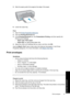 Page 405.Slide the paper guide firmly against the edge of the paper.
6.Lower the output tray.
Print
1.Open the 
Printer Properties dialog box.
2.Click the Printing Shortcuts tab.
3.In the Printing Shortcuts list, click Presentation Printing, and then specify the
following print settings:
•Paper Type: Plain paper
•Paper Size: An appropriate paper size
4.Select any other print settings that you want, and then click OK.
Use the Whats This? help to learn about the features that appear in the Printer
Properties...