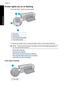 Page 83Printer lights are on or flashing
The printer lights indicate the printer status.
1Power light
2Resume light
3Print Cartridge Status lights
4Front USB port lights
To resolve the problem that is causing the lights to flash, click the appropriate link.
NOTE:There may be more than one reason why the printer lights are flashing, so
you may see several solutions.
•Power light is flashing
•
Resume light is flashing
•
Both Power and Resume lights are flashing
•
Print Cartridge Status lights are on or flashing...