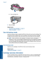 Page 39
d. Close cartridge door.
4. Align cartridges.
Related topics
•“
Choose the right cartridges” on page 32
•“
Order ink supplies” on page 31
Use ink-backup mode
Use the ink-backup mode to operate the HP All-in-One with only one print cartridge. The
ink-backup mode is initiated when a print cartridge is removed from the print cartridge
carriage. During ink-backup mode, the product can only print jobs from the computer.
NOTE: When the HP All-in-One operates in ink-backup mode, a message is
displayed on...