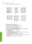 Page 49Print multiple pages on a single sheet
You can print up to 16 pages on a single sheet of paper.
12
43
To print multiple pages on a single sheet 
1. Make sure you have paper loaded in the input tray. 
2. On the File menu in your software application, click Print. 
3. Make sure the product is the selected printer. 
4. Click the button that opens the Properties dialog box. 
Depending on your software application, this button might be called  Properties, 
Options , Printer Setup, Printer, or Preferences. 
5....