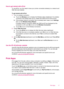 Page 19How to get started with ePrint
To use ePrint, you first need to have your printer connected wirelessly to a network and
Web Services enabled.
To get started with ePrint
1.Turn on wireless connection
a. Touch the Wireless icon to display the Wireless status dashboard. If a wireless
connection has already been set up, details like SSID and IP will be shown.
b. If the wireless network connection has not already been made, touch Settings,
then run the Wireless Setup Wizard.
If wireless network connection...