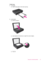 Page 232-sided copy
a. Load paper.
❑Load full-size paper in the main input tray.
b. Load original.
❑Lift lid on product.
❑Load original print side down on right front corner of glass.
❑Close lid.
Copy text or mixed documents 21
 