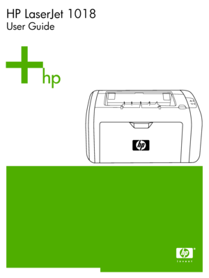 Page 1
HP LaserJet 1018
User Guide
 