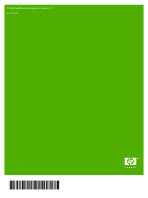 Page 116
*CB419-90973*
*CB419-90973*
CB419-90973
© 2006 Hewlett-Packard Development Company, L.P.
www.hp.com
 