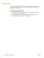 Page 24
Manual feed
You can use manual feed when printing mixed media, for example, an envelope, then a
letter, then an envelope, and so on. Feed an envelope into the priority feed slot and load
letterhead into the main input tray.
To print using manual feed
1. Access the printer properties (or printing preferences in Windows 2000 and XP). See
Printer properties (driver) for instructions.
2. On the  Paper/Quality  tab, select Manual Feed  from the Source is  drop-down list.
3. Feed media into the priority feed...