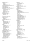 Page 247resizing documents 64
resolutionfeatures 4
settings 63
troubleshooting quality 128
Resolution Enhancement technology (REt) 171
resolution, settings 170
resource saving 199
restoring default settings 176
REt (Resolution Enhancement technology)  171
retention, job memory requirements 66
private 67
proof-and-hold 66
Retrieve Job menu 158
settings 172
Retrieve Job menu 158
right-side panel, locating 8
rough paper fuser modes 170
S
saving resources, memory 199
scaling documents 64
security settings 86
serial...