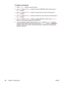 Page 80To delete a private job
1.Press  (SELECT button) to open the menus.
2. Use 
 (UP button) or  (DOWN button) to scroll to RETRIEVE JOB, and then press 
(SELECT button).
3. Use 
 (UP button) or  (DOWN button) to scroll to the user name, and then press 
(SELECT button).
4. Use 
 (UP button) or  ( DOWN button) to scroll to the user or job name, and then press 
(SELECT button).
5. Use 
 (UP button) or  (DOWN button) to scroll to DELETE, and then press  (SELECT
button). (A lock symbol appears next to DELETE.)...