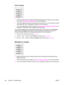 Page 104Curl or wave
●Check the media type and quality. Both high temperature and humidity can cause media
to curl. See 
Device media specifications for more information.
●The media might have been in the input tray for a long time. Turn over the stack of media
in the input tray. Also, try rotating the media 180° in the input tray.
●The fuser temperature might be too high. See 
Optimizing print quality for media types for
instructions. This feature is also available in the HP toolbox.
You can also adjust the...