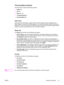 Page 21The hp toolbox sections
The HP toolbox contains the following sections:
●Status tab
●Fax tab
●Scan to... tab
●Troubleshooting tab
●Documentation tab
Other links
Each page in the HP toolbox contains links to the HP website for device registration and
device support, and links for ordering supplies. You must have Internet access to use any of
these links. If you use a dial-up connection and did not connect when you first opened the HP
toolbox, you must connect before you can view these websites.
Status...