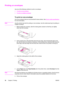 Page 40Printing on envelopes
Use one of the following methods to print on envelopes.
●
To print on one envelope
●
To print on multiple envelopes
To print on one envelope
Use only envelopes that are recommended for laser printers. See Device media specifications
for more information.
Note
Use the priority input slot for printing on one envelope. Use the media input tray for printing on
multiple envelopes.
1. Before loading the envelope, slide the media guides outward so that they are slightly
wider than the...