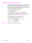 Page 62Changing the default copy-collation setting
You can set the device to automatically collate multiple copies into sets. For example, if you
are making two copies of three pages and the automatic collation is on, the pages print in this
order: 1,2,3,1,2,3. If automatic collation is off, the pages print in this order: 1,1,2,2,3,3.
To use the automatic collation, the original document must fit into the memory. If it does not,
the device makes only one copy and a message appears notifying you of the change....