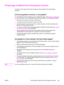 Page 93Printed page is different from what appears onscreen
Try the tips in this section when what is printed on the page differs from what appears
onscreen.
Is the text garbled, incorrect, or incomplete?
To verify that the device is functioning, print a configuration page . See Printing a configuration
page for instructions. If the configuration page prints successfully, try the following remedies:
●Disconnect the cable and reconnect it at both ends.
●Try printing a job that has printed correctly in the past....