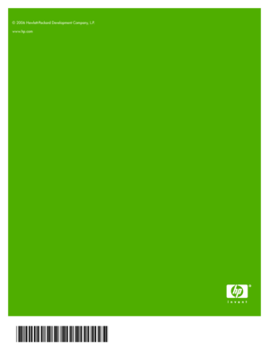 Page 430© 2006 Hewlett-Packard Development Company, L.P.
www.hp.com
*Q6500-90929*
*Q6500-90929*
Q6500-90929
 