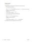 Page 194Printing a test file
To print a test file
To verify that the all-in-one and print server connections are correct, print a test file.
1.At the UNIX system prompt type:
lpr -Pprinter_name file_name
where  printer_name is the designated all-in-one and file_name refers to the file to be printed.
Examples  (for BSD-based systems):
PostScript File:  lpr -Praw1 psfile.ps
For HP-UX systems, substitute  lp -d for lpr -P.
2. To get print status, type the following at the UNIX prompt:
lpq -Pprinter_name
where...