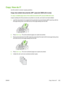 Page 241Copy: How do I?
Use this section to answer copying questions.
Copy two-sided documents (HP LaserJet 3050 all-in-one)
To copy a multiple-page stack of two-sided documents (HP LaserJet 3050 all-in-one)
Copies resulting from this procedure are printed on one side, and need to be hand-collated.
1.Load the documents to be copied into the  automatic document feeder (ADF) input tray with the
first page facing down, and with the top of the page leading into the ADF.
2. Press  Start Copy. The odd-numbered pages...