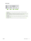 Page 27Control panel
23541
1Fax controls. Use the fax controls to change commonly used fax settings. For information about using the fax
controls, see Fax .
2Alphanumeric buttons.  Use the alphanumeric buttons to type data into the all-in-one control-panel display and dial
telephone numbers for faxing. For information about using alphanumeric key characters, see Fax .
3Menu and cancel controls.  Use these controls to select menu options, determine the all-in-one status, and cancel
the current job.
4Copy...