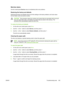 Page 381Service menu
Use the control-panel Service menu to troubleshoot all-in-one problems.
Restoring the factory-set defaults
Restoring the factory-set defaults returns all of the settings  to the factory defaults, and it also clears
the fax header name and phone number.
CAUTION This procedure clears fax numbers and names that are associated with one-touch
keys and speed-dial codes, and deletes any pages that are stored in the memory. The
procedure then automatically restarts the all-in-one.
To restore the...