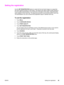 Page 103Setting the registration
Use the SET REGISTRATION  feature to center the front and back images on a page that
has been duplexed (printed on both sides). This feature also allows edge-to-edge printing to
be set to within approximately 2 mm (0.08 inch) of all edges of the paper. Image placement
varies slightly for each input tray. The alignment  procedure must be performed for each tray.
The administrator can use an internal tray-registration page to calibrate each tray.
To set the registration
1. Touch...