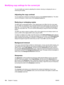 Page 118Modifying copy settings for the current job
You can modify your copies by adjusting the contrast, reducing or enlarging the size, or
enhancing the quality.
Adjusting the copy contrast
You can adjust the contrast by touching the arrows on the Contrast Control bar. The slider
moves to the lighter or darker area of the  Contrast Control bar.
Reducing or enlarging copies
The MFP has an autoscaling feature. If the  original paper size differs from the copy paper
size, the MFP can autodetect a size mismatch...