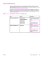 Page 51Paper handling menu
When paper-handling settings are correctly configured through the control panel, you can
print by selecting the type and size of paper  from the driver or software application. For more
information, see 
Selecting which tray is used for printing .
Some items in this menu (such as duplex and manual feed) are available from a software
program, or from the printer driver (if the  correct printer driver is installed). Printer-driver and
software-program settings override control-panel...