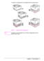 Page 17ENChapter 1:  Printer Basics 5 A variety of configurations are possible with the optional trays: 
Figure 1   Optional Tray Configurations 
NoteA duplexer can be added to any of these configurations and is 
placed under Tray 2.
 