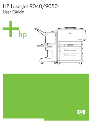 Page 1HP LaserJet 9040/9050
User Guide
 