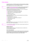 Page 2018Chapter 1 Printer basics ENWW
Printer software
Included with the printer is a CD-ROM that contains the printing-system software. The software 
components and printer drivers on this CD-ROM help you to use the printer to its fullest potential. 
See the installation notes on the CD-ROM for installation instructions.
NoteFor the latest information about the printing syst em software components, see the readme file on 
the Web at  www.hp.com/support/lj9050_lj9040
. For information about  installing the...