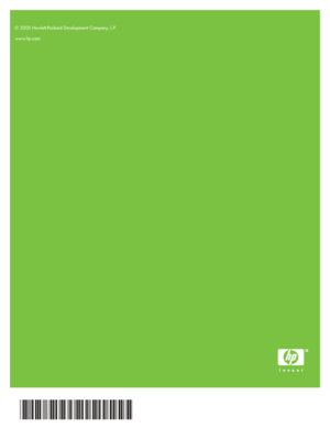 Page 218© 2005 Hewlett-Packard Development Company, L.P.
www.hp.com
*Q3721-90940*
*Q3721-90940*
Q3721-90940
 