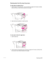 Page 101ENWWClearing jams99
Clearing jams from the input tray areas
To clear jams in optional Tray 1
1Check for paper in the optional Tray 1 area, and remove any paper from this area. Carefully 
check to be sure you have removed all pieces of torn paper.
2 Open and close the right door to reset the printer.
To clear jams i nside the right door
1Open the right door.
2 Check for paper in the right door area, and remove any paper from this area. Carefully check 
to be sure you have removed all pieces of torn paper.
 