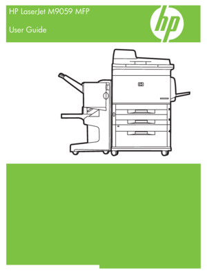 Page 1HP LaserJet M9059 MFP 
User Guide
 