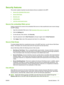 Page 171Security features
This section explains important security features that are available for the MFP:
●
Secure the embedded Web server
●
Secure Disk Erase
●
Security Lock
●
Authentication
●
Lock the control-panel menus
Secure the embedded Web server
Assign a password for access to the embedded Web server so that unauthorized users cannot change
the MFP settings.
1. Open the embedded Web server. See 
Embedded Web server on page 148.
2. Click the Settings  tab.
3. On the left side of the window, click...