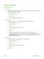 Page 191Economy settings
Sleep and wake
Set the sleep delayUse the sleep-delay feature to set the period of time that the MFP must be idle before it enters the sleep
mode. The default setting is 45 minutes.
1.Scroll to and touch  Administration.
2. Touch  Time/Scheduling .
3. Touch  Sleep Delay .
4. Touch the sleep-delay setting that you want.
Set the sleep time Use the sleep time feature to put the MFP in sleep mode at a set time each day.
1.Scroll to and touch  Administration.
2. Touch  Time/Scheduling .
3....